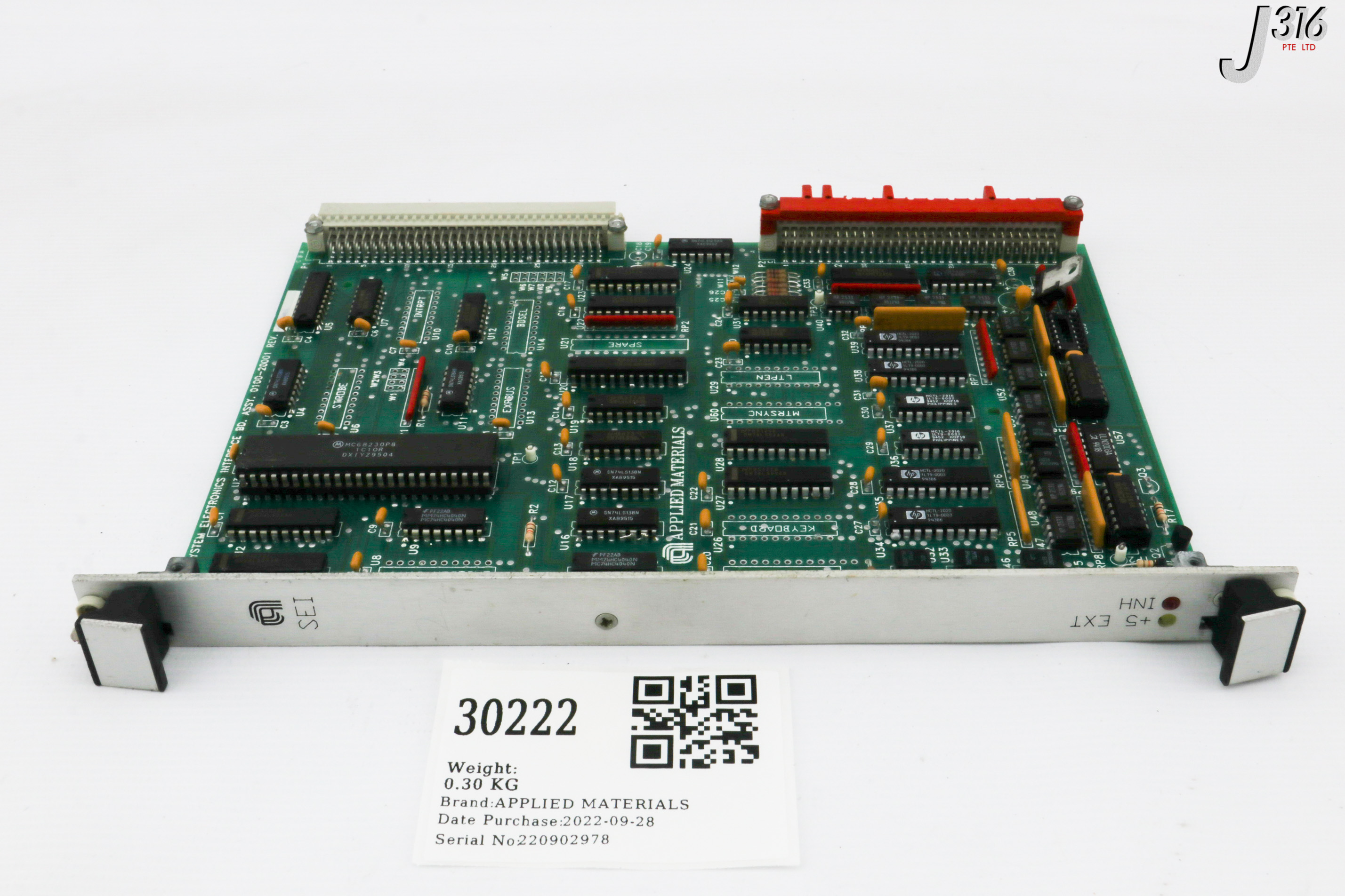 30222 APPLIED MATERIALS PCB ASSY, SYSTEM ELECTRONICS INTERFACE